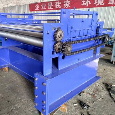 辊压式机械校平机半自动开平机蒙皮板设备连接半自动校平机