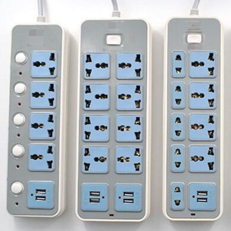 香港版英规拖板英标带USB排插座英式插头家用英制万能通用接线板