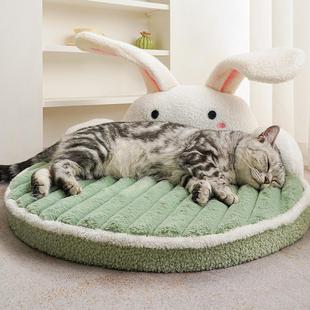 通用可拆洗猫咪沙发垫子睡觉用冬季 猫窝四季 保暖猫床狗窝宠物用品