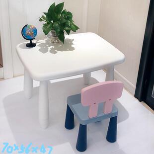 吃饭桌幼儿园学习桌子小孩餐桌玩游戏家用桌 儿童桌椅套装