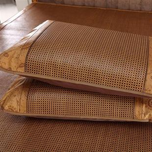 .2021加厚藤蓆透气凉席1.5牀双人1.8米三件套 摺叠式单人冰凉席g