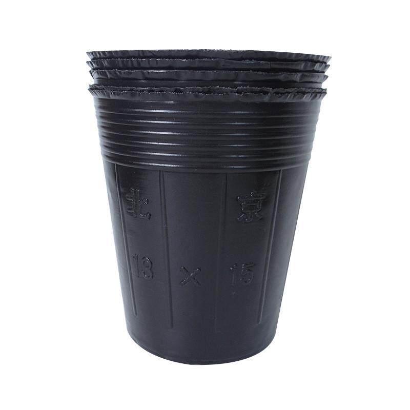 黑色加厚园艺营养种植袋育苗杯pe塑料育苗盘植物育苗袋育苗盆