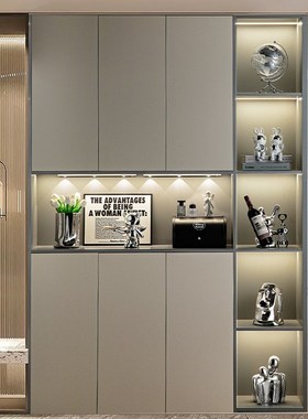 家居酒柜装饰品摆件高级感现代轻奢红酒杯架展示套装组合工艺摆设