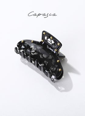 capasca（卡帕萨）醋酸手工纹理原创设计发卡抓夹日韩小抓夹刘海