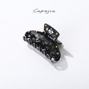 capasca(卡帕萨)醋酸手工纹理原创设计发卡抓夹日韩小抓夹刘海