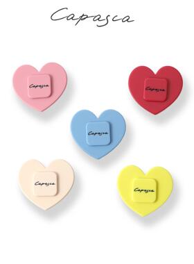 capasca醋酸多巴胺色系爱心一字夹女饰品少女风头饰发夹彩色