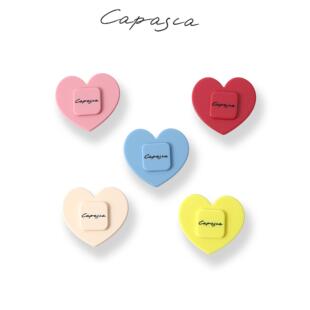 capasca醋酸多巴胺色系爱心一字夹女饰品少女风头饰发夹彩色