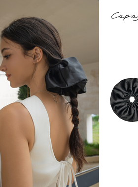 capasca（卡帕萨）法式缎面发圈小众气质简约发圈优雅百搭韩版韩