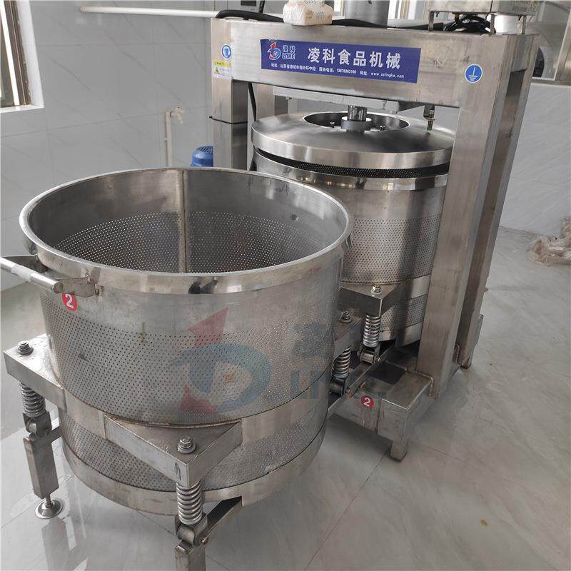 不锈钢海带液压活塞式压榨脱水机图片白钢裙带菜压盘挤水机