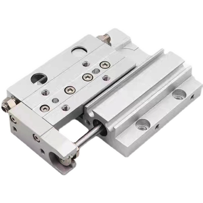 小型气动超薄型导轨滑台气缸MXF8 12 16 20-10/20/30/50/75/100