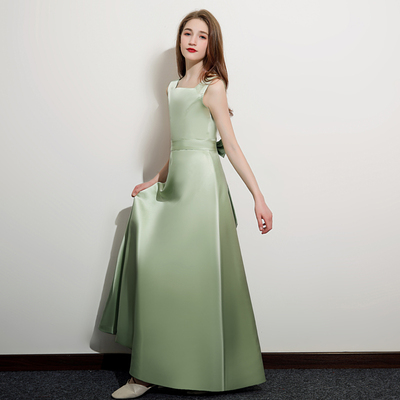 儿童十岁生日宴会简约气质公主裙女大童小提琴演奏钢琴演出晚礼服