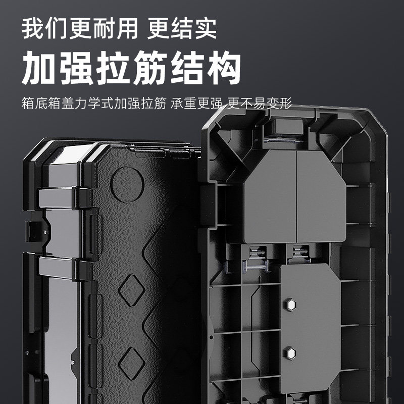 工具箱收纳盒家用多功能五金收纳箱三层不锈钢大号车载加厚大容量,五金/工具,五金工具箱/五金收纳箱,淘宝优惠券,粉丝福利购,淘宝优惠卷