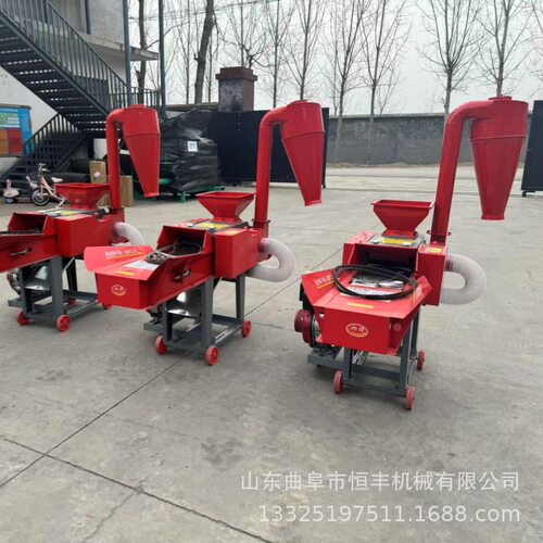 玉米秸秆豆荚秆粉碎揉丝机 青贮饲料加工粉碎机 铡草揉丝一体机