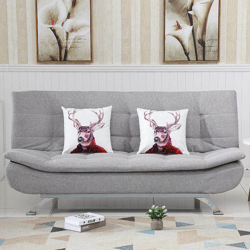 小户型客厅多功能拆洗布艺沙发床可折叠公寓书房两用简易三人沙发