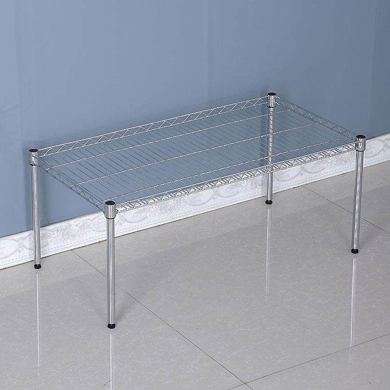 可调节厨房置物架1层40高小百货单层架展示架下水槽整体橱柜隔断