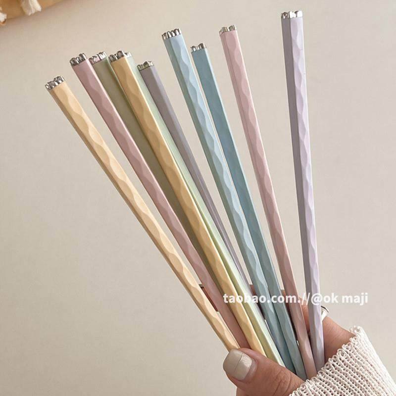 筷子套装一人okmaji单人装一双家用可爱情侣款一对高级感专用,餐饮具,筷子,淘宝优惠券,粉丝福利购,淘宝优惠卷