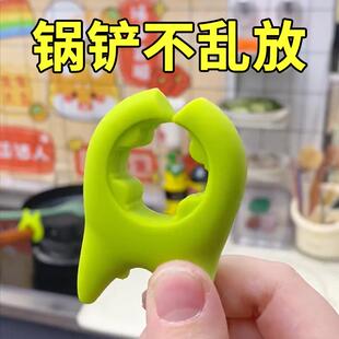 把手都适合 很多锅 锅铲往上一放就完事