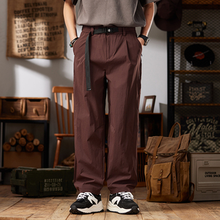 男士 机能户外休闲裤 潮款 宽松微锥3D立裁微弹山系工装 夏季 长裤 薄款