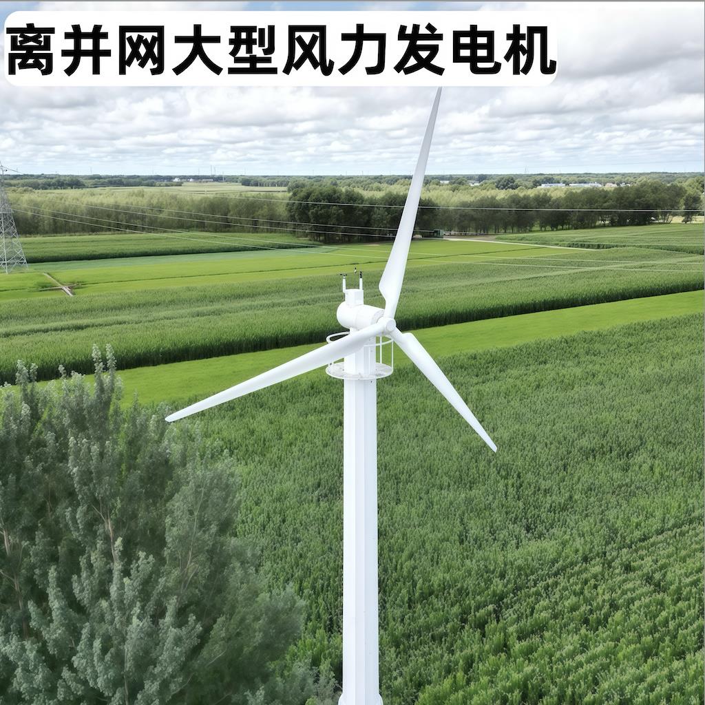 厂家直销电控10KW家用小型风力发电机风光互补太阳能离并网系统