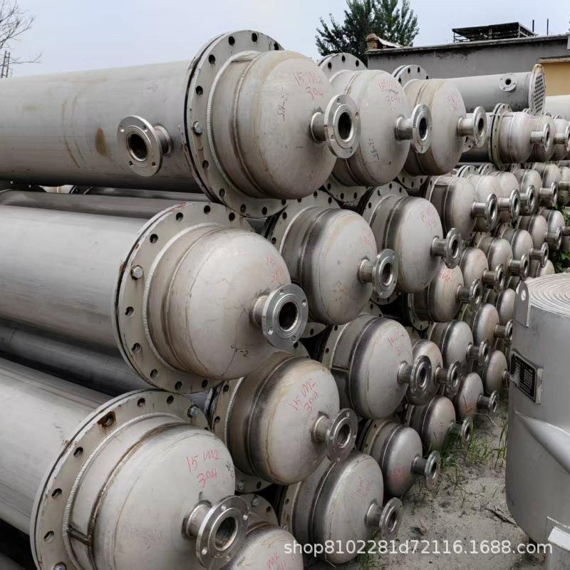 列管冷凝器碳钢换热设备混合喷淋循环螺旋螺纹缠绕管换热器