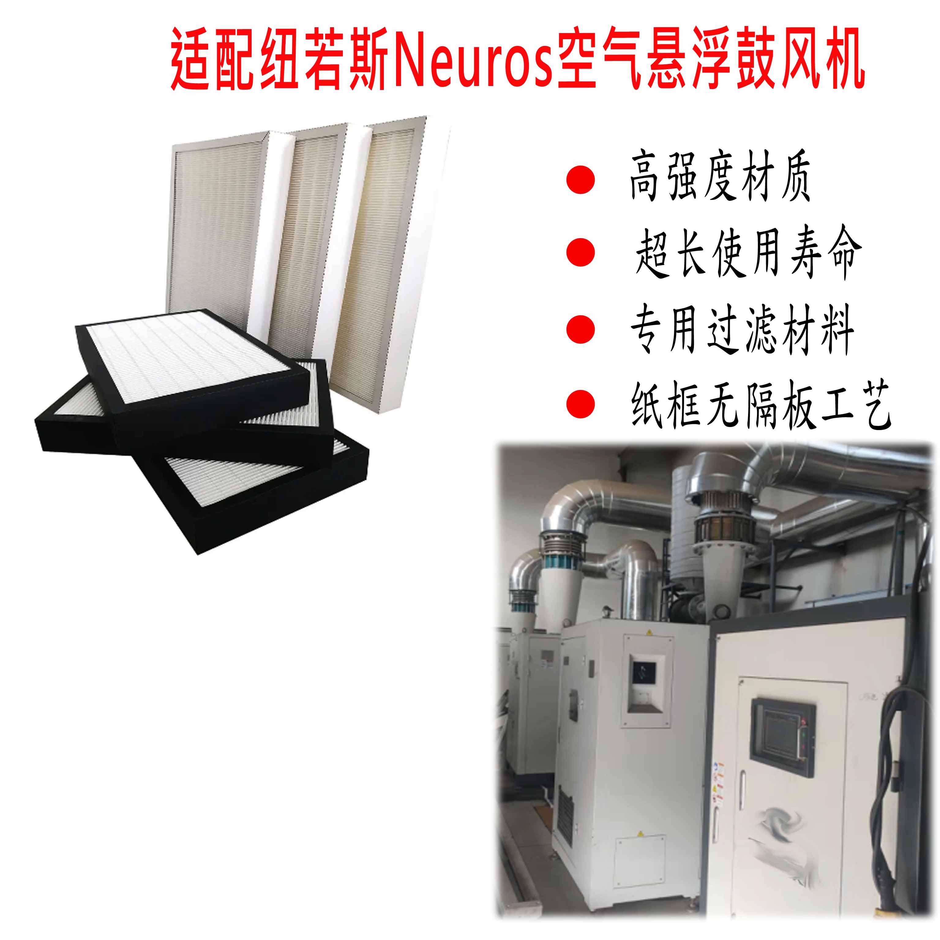 长寿命适配韩国纽若斯Neuros空气悬浮鼓风机过滤器滤芯过滤网滤棉