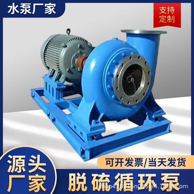 卧式脱硫渣浆泵700DT-A84电厂脱硫抗磨耐腐石膏液排出渣浆泵