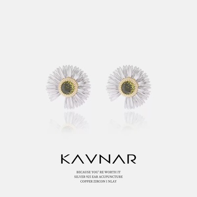 【 5107】 法【橄榄雏菊】原创限定款 缇娜维斯 耳钉耳饰