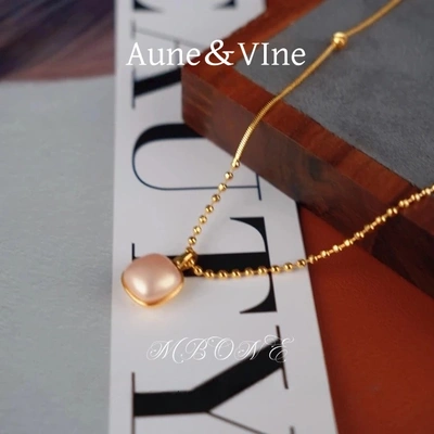【2031】 法【香槟方糖】Aune＆VIne欧尼维尼项链锁骨链