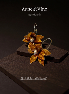 【5175】 法【栀子花开】 限定Aune＆VIne欧尼维尼耳钉