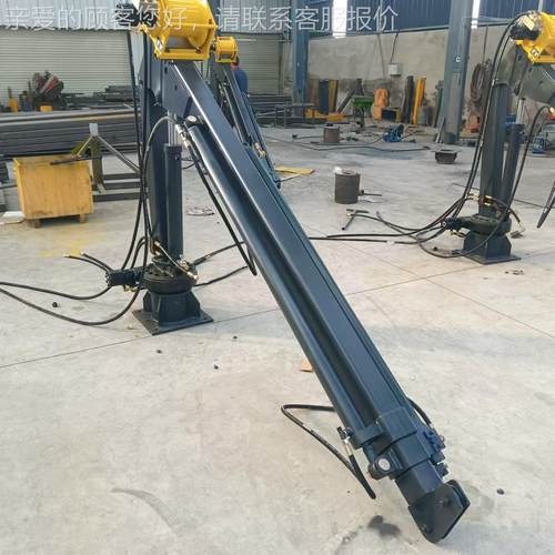 载1液.5吨全自动压车载随车吊 小型车遥吊机QPU6米无线控折臂吊