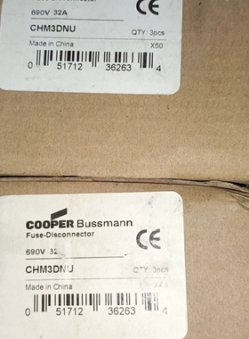议价Bussmann巴斯曼熔断路底座 CHM3DNU  共127