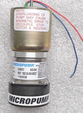 询价购-拆机进口MICROPUMP喷码机泵83027 MOD.160