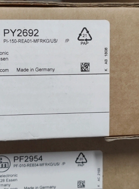 IFM易福门压力传器PF2954  PY2692