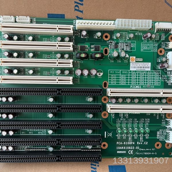 新！研华IPC-6608工控机底板 PCA-6108P4 R议价也可维修