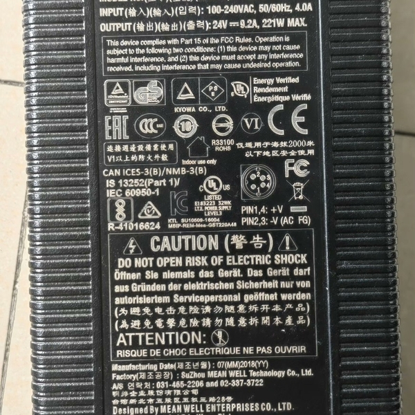 MW明纬电源适配器GST220A24-R7B