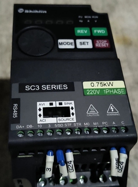 台湾士林SC3-021-0.75-L变频器图为实物拍摄成色充