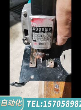 华泰，牧田4300BV曲线锯，早期铝标牌，机器运行完