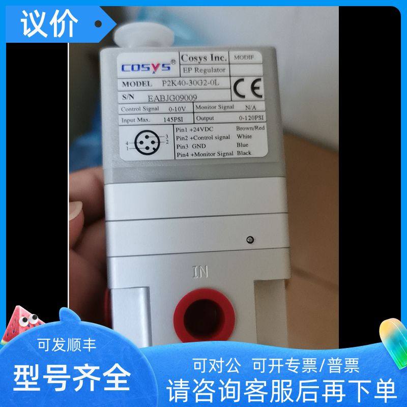 COSYS电气比例阀P2K40-30G2-OL  P2K40-30G2-0L