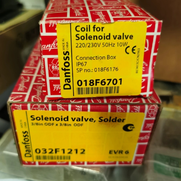 丹佛斯电磁阀018F6701 032F1212 evr6