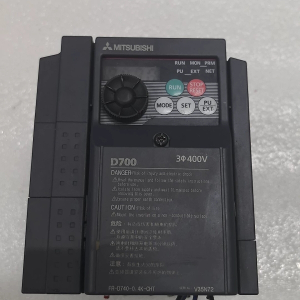 议价三菱D700变频器FR-D740-0.4K-CHT，三相，3