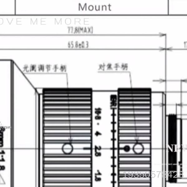 高清1000万像素大靶面1.1英寸CCD工业相机镜头FA定焦详谈
