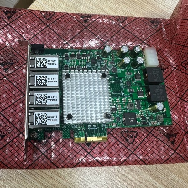 4口POE视觉采集卡 pcie x4 1G Quad-Por【议价】