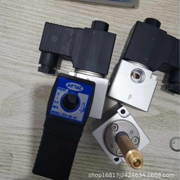 DC24V 6.5W   2/2 Way三位两通电磁阀MODEL;3V3-08-NC  2S250-25A