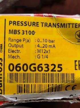 丹佛斯压力传器 MBS3100 060G6325