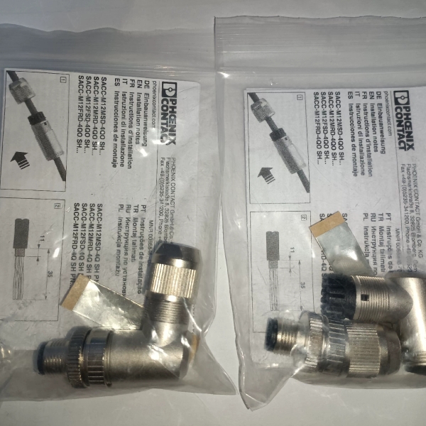 菲尼克斯编码器总线系统连接器SACC-M12MRD-4Q ，