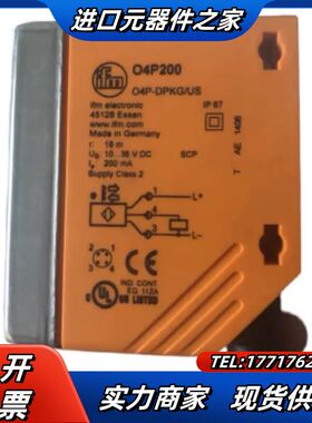 IFM易福门O4P200传感器全新原装议价