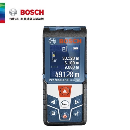 博世BOSCH专业级彩色屏幕GLM 500手持激光测量仪50米激光测距仪