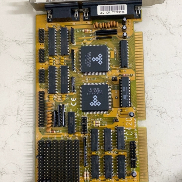 台湾 TC420 RS232串口卡ISA总线接口卡 图像采集