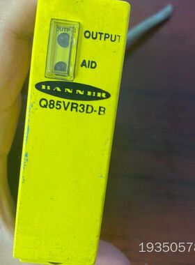 BANNER/邦纳Q85VR3D-B  光电开关 传感器 拆详谈