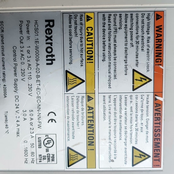 力士乐 HCS01.1E-W0009-A-02-B-ET-E